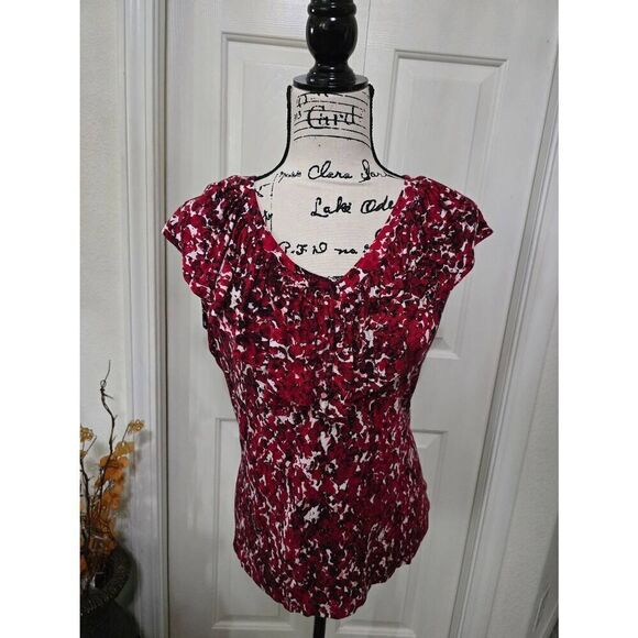 Thalia Sodi Ruffle Top Size M - Picture 1 of 6